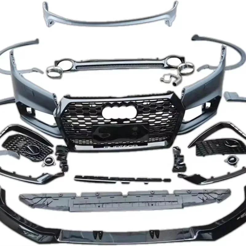 

RSQ5 Front Bumper Body Kit With Honeycomb Mesh Grill For Q5 SQ5 2018-2020 Car Bumper Kits