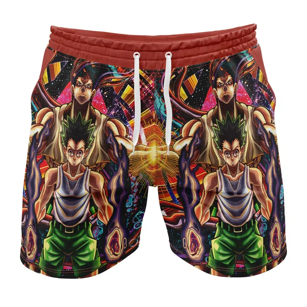 Fashion Trend Family Party Wear Japanese Anime Fitness 3D Printing Street Fashion Fitness Shorts