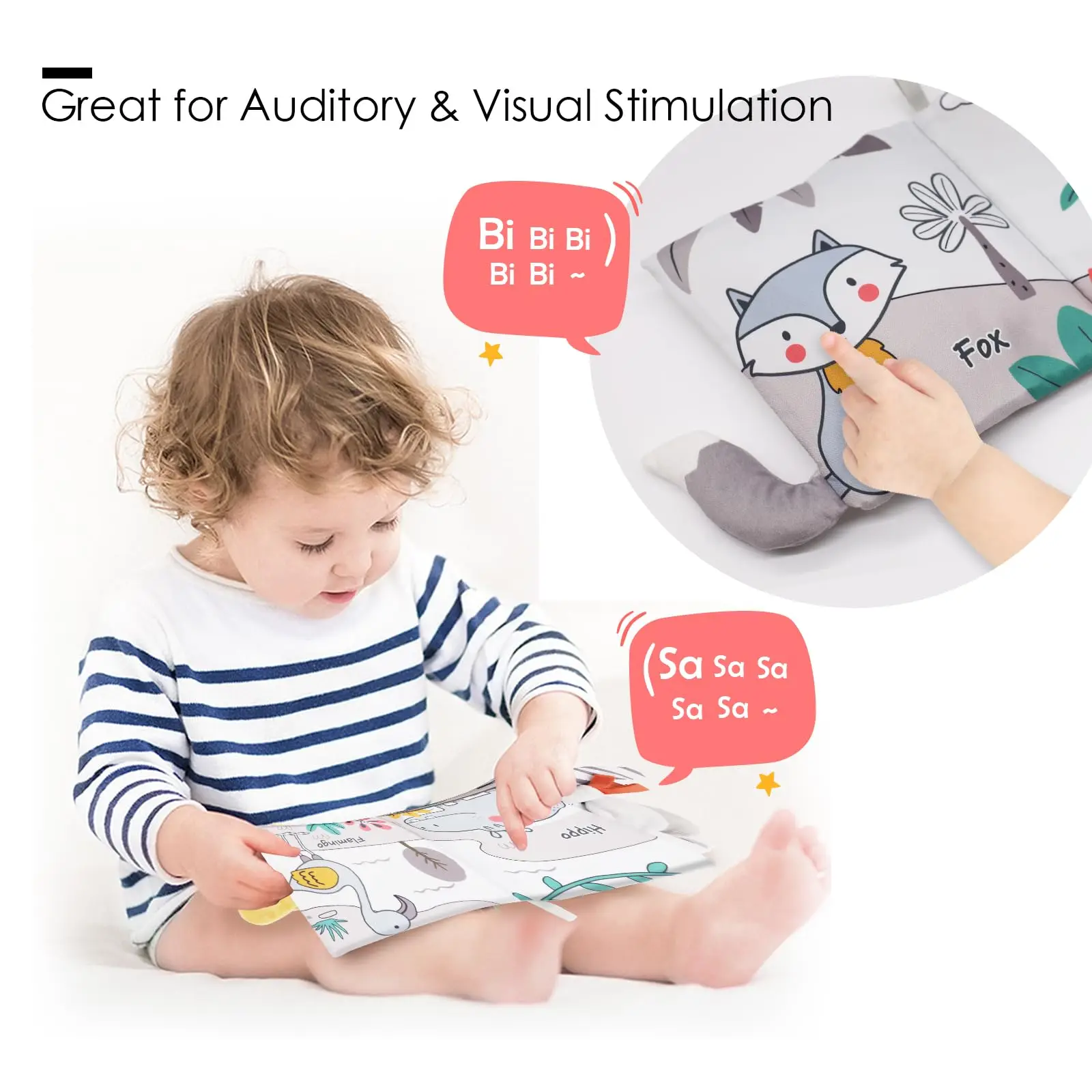 Cartoon spirale appeso sonagli giocattoli seggiolino auto passeggino giocattoli sensoriale morbido panno libro coperta di sicurezza per bambini per neonato 0 12 mesi