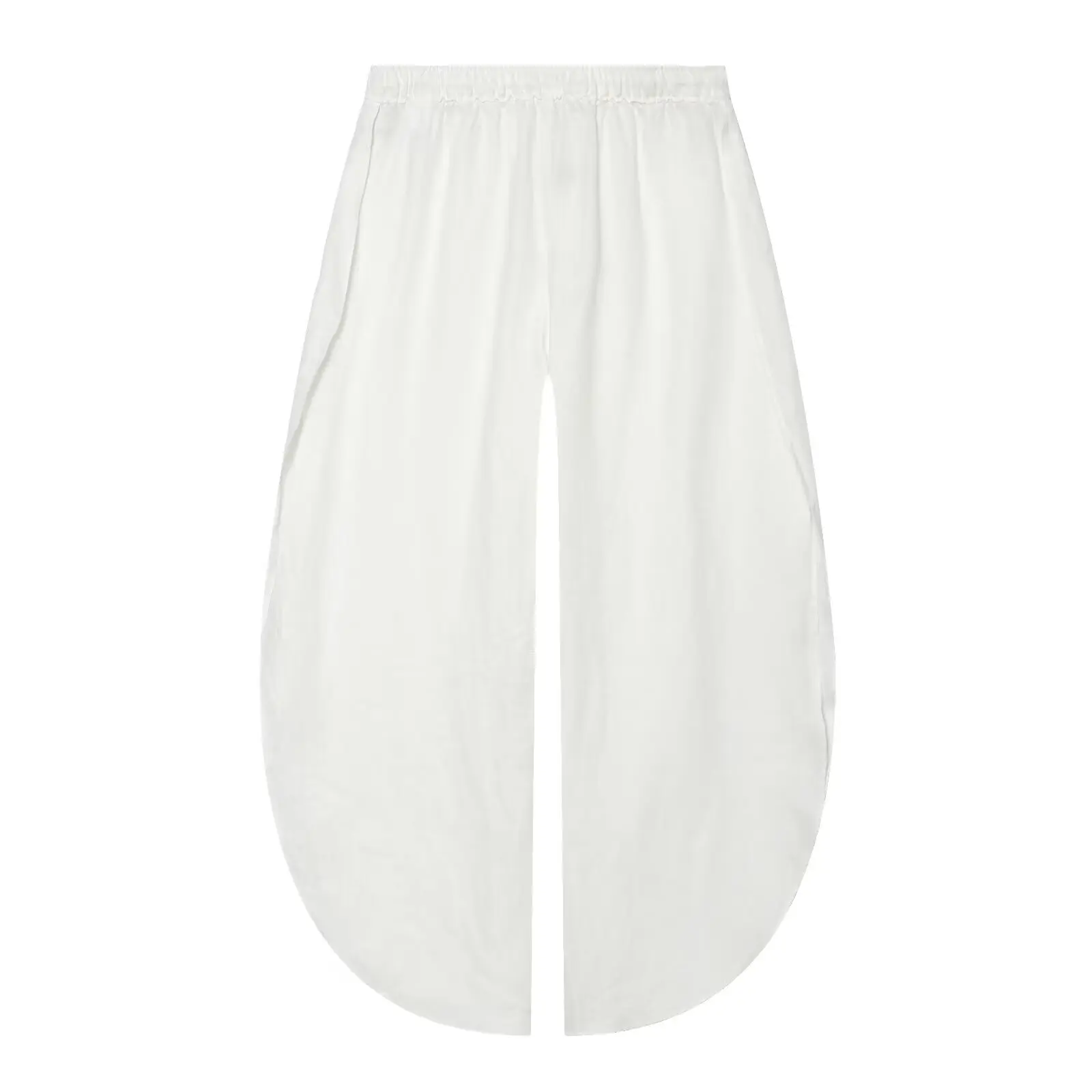 TFMLN 2026 Damen-Split-Lange Hose Sommer Neu Elastischer Bund Schnürung Dekorative Loose-Fit-Hose Lässige Mode Vielseitig – Detail 11