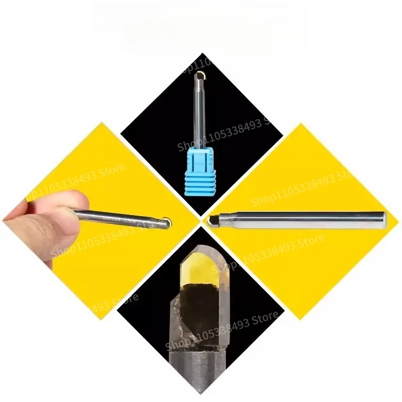 For Single Crystal Diamond Straight Edge Ball End Milling Cutter Numerical Control Diamond Mirror Inner Arc R Cutter