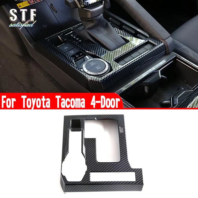 

For 2024 2025 Toyota Tacoma 4-Door Accessories Interior Gearshift Knob Cover Trim Panel Decoration