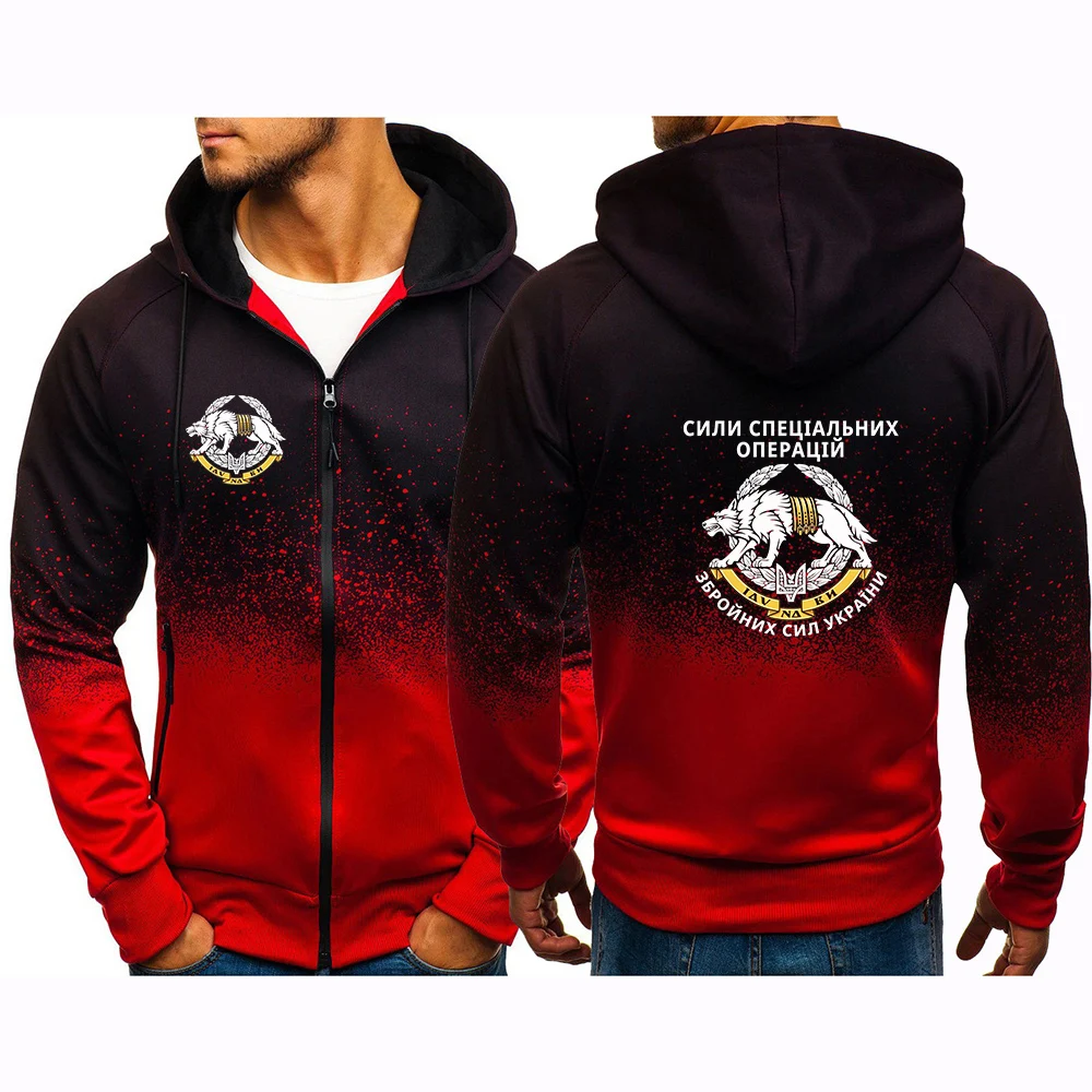 Ukraine Wolf Special Operations Forces Military men's is suitable for high-quality outerwear in spring and autumn hoodies jacket