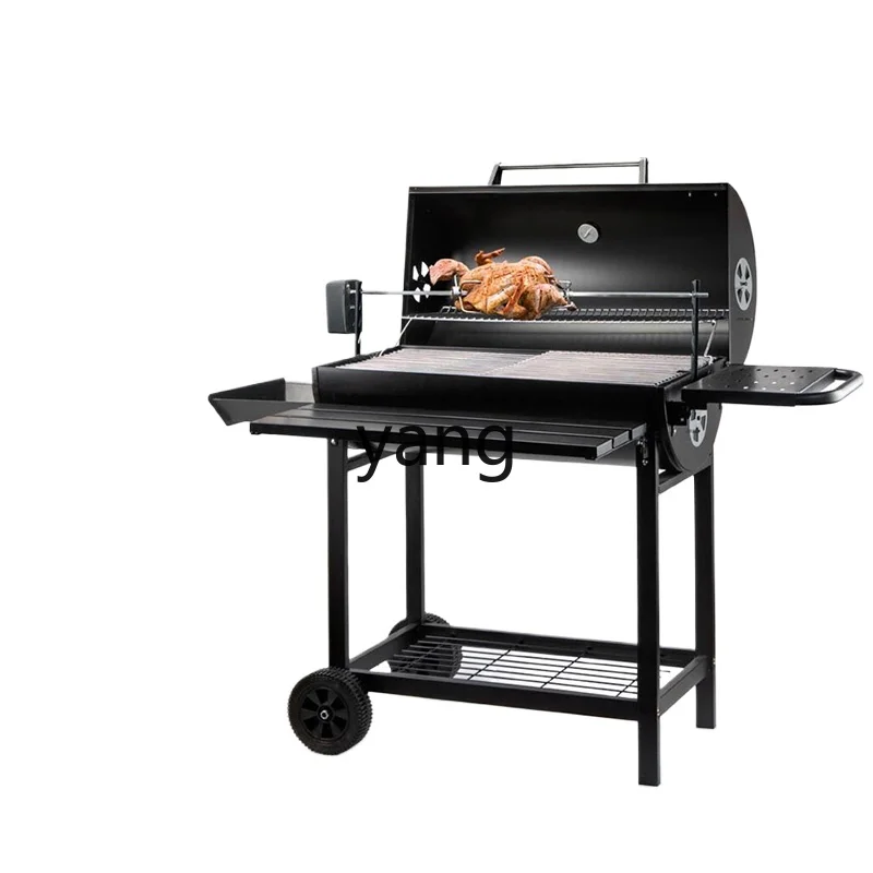 Yjq Outdoor Grill Household Courtyard Charcoal Barbecue Grill Portable Camping Barbecue Tools