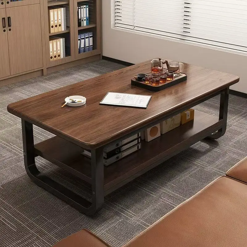 #Modern Simple High-End Home Use Solid Wood Coffee Table Durable Tea Table Furniture for Small Living Rooms Easy to Use