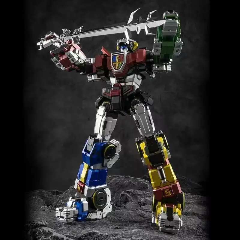 【In Stock】Transformation Toy MICRO COSMOS MC-01S ELVIS Voltron Metal Spray Paint Edition War God  Action Figure in Stock