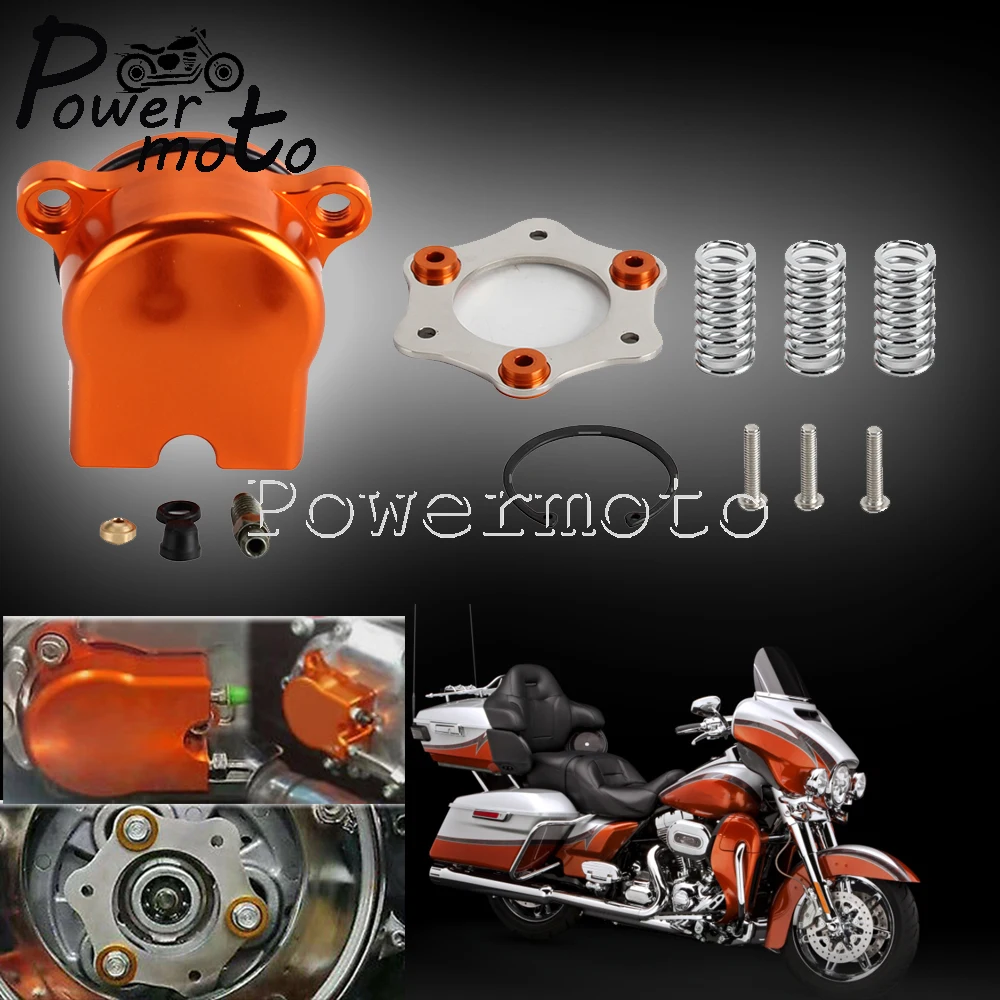 

For Harley Touring FLHR FLHT CVO Road King Street Glide 2014-2020 Motorcycle Saving Clutch Release Pump Kits Accessories Chrome