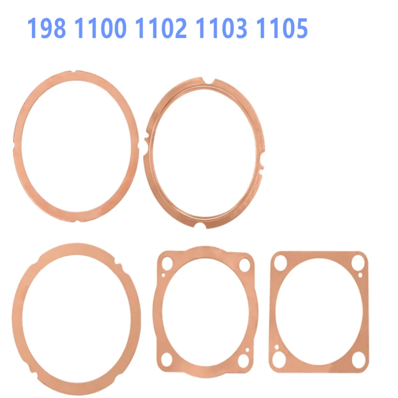 Air-cooled Diesel Engine Generator Cylinder Head Gasket Copper Pad 198F/1100F/1102F/1103F/1105F