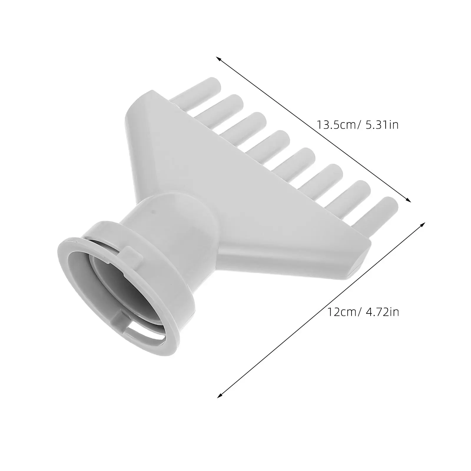 4Pcs Universal Hair Dryer Nozzle Set for Pet Grooming Lightweight ABS Dog Dryer Nozzle Replacement Concentrator Diffuser Airflow