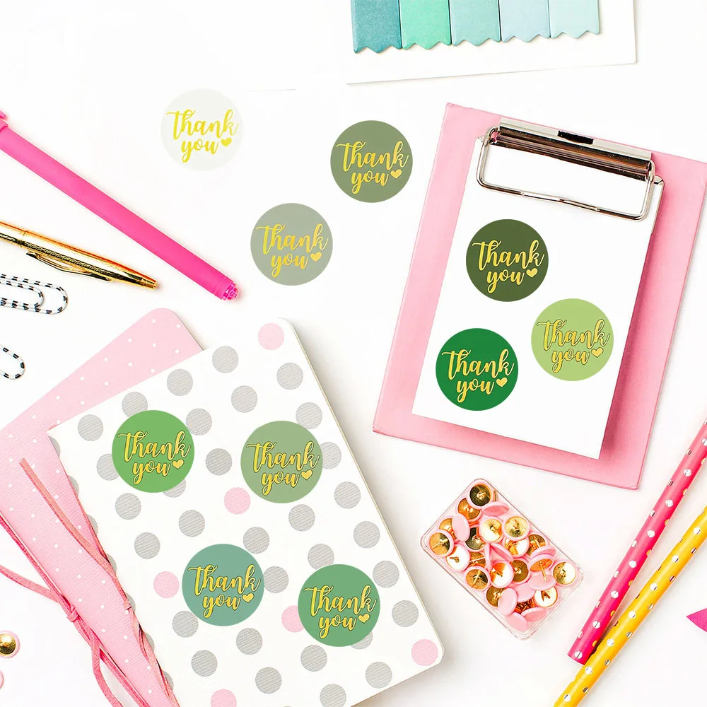 สติกเกอร์ขอบคุณ 500 ชิ้น สไตล์ย้อนยุค สำหรับตกแต่งสมุดภาพ งานกราฟฟิตี กาแฟ สเก็ตบอร์ด ปรับแต่งได้ สไตล์เรโทร กราฟฟิตี มอเตอร์ไซค์ ผนัง บาร์