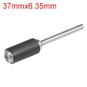 Mandrini in gomma a tamburo da 1/4 pollici supporto per manicotto abrasivo con gambo da 2.35mm accessori per utensili rotanti per levigatrice levigatura lucidatura