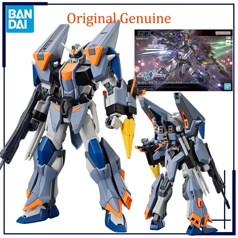 

Original Genuine Bandai Anime DUEL BLITZ GUNDAM ZGMF-1027M HGCE Assembly Model Toys Action Figure Gifts Collectible Ornaments