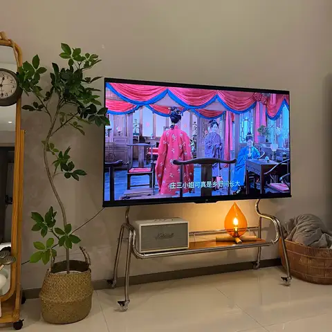 32-85 Inch TV Floor Bracket Living Room Bedroom Stainless Steel with Wheels Mobile Modern Simple TV Stand Living Room Furniture
