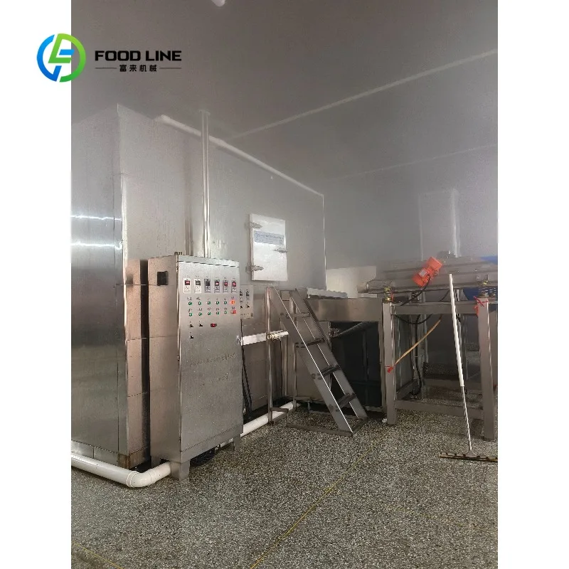 Customized Fully Automatic Seafood Tunnel Freezer Fish Quick Freezing Production Line Low Temperature Freezing Equipment