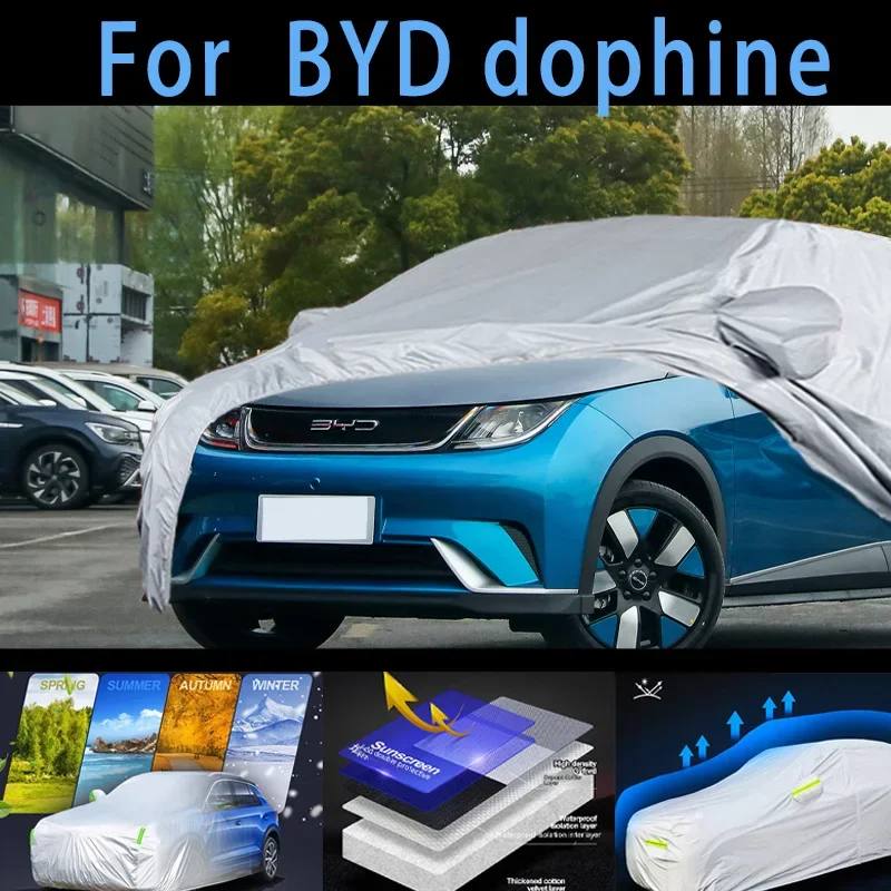 

For BYD dophine Car protective cover,sun protection,rain protection, UV protection,dust prevention auto paint protective