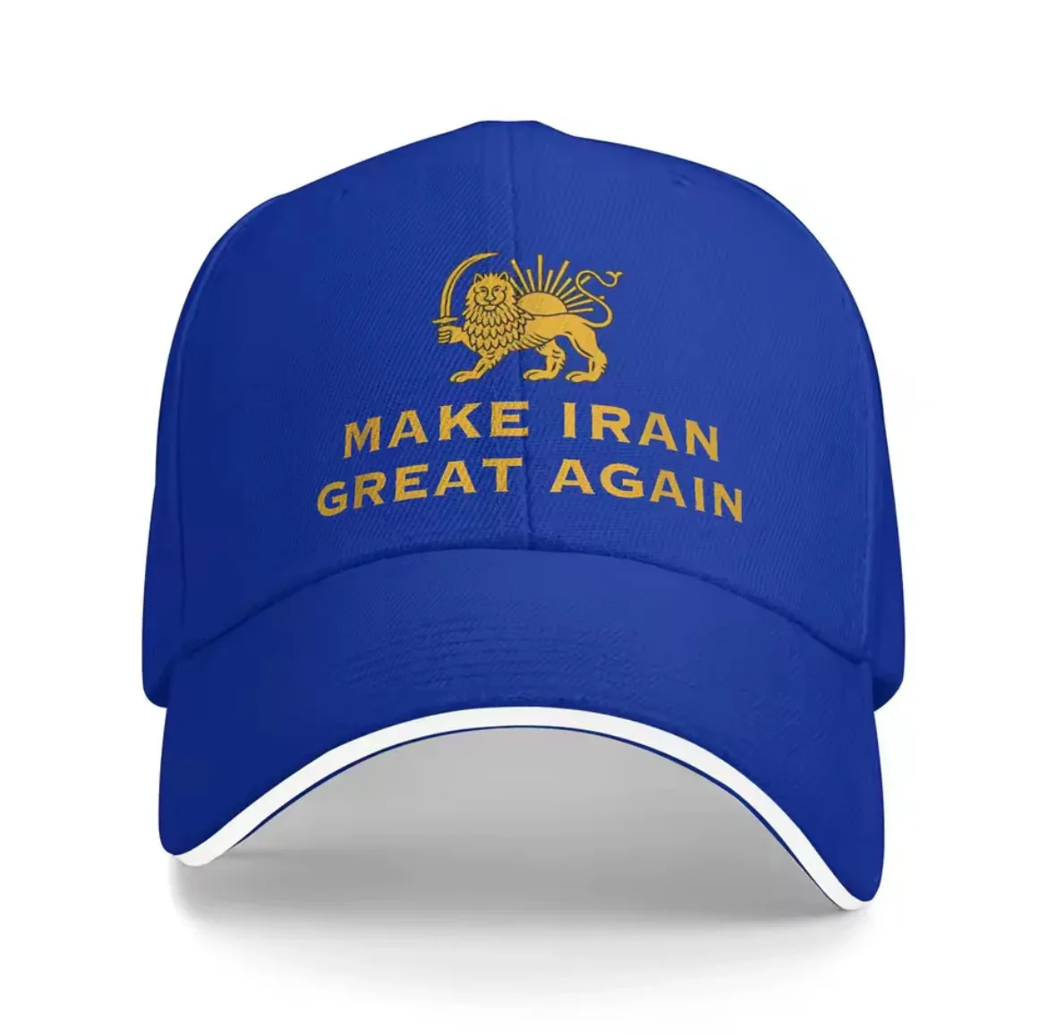 Maak Iran weer geweldig Baseball Cap Heren Dames Print Trucker Hat Zomer Y2k Retro Running Hippie Zonneklep Baseball Caps - afbeelding 1