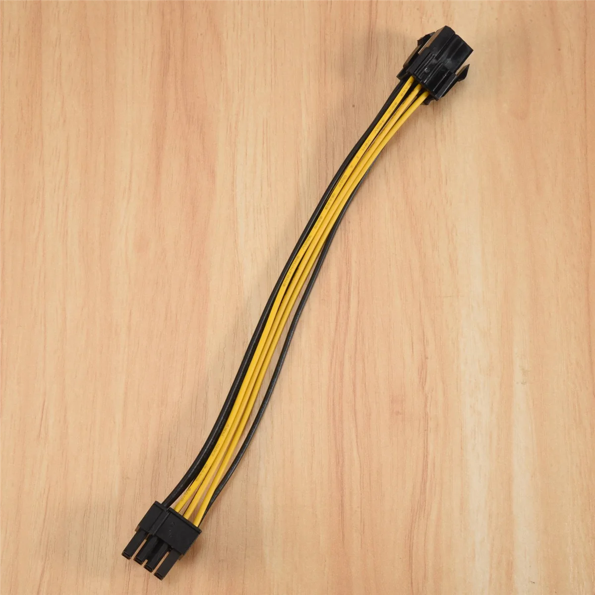 【مخزون محدود】2 عبوة من بطاقة الرسومات 6 دبابيس إلى 8 دبوس كابل طاقة محول PCIe (كابل طاقة بطاقة رسومات الفيديو GPU) 7.8 بوصة