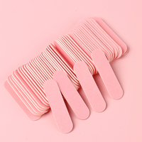 50/100pcs Mini Wooden Nail File Set 180/240 Trimmer Buffer Strips Pink Blue Sanding Polishing Nail Files Manicure Tool LAMNST