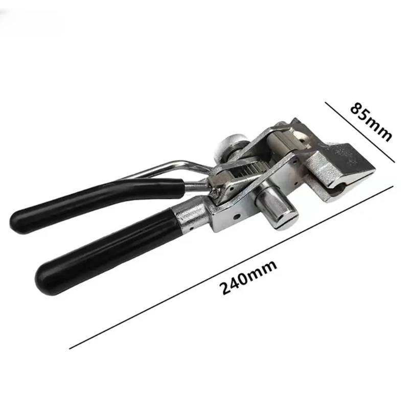 Stainless Steel Band Strapping Plier Manual Wrapper Binding Machine Cable Tie Cutting Tool for Industrial Packaging