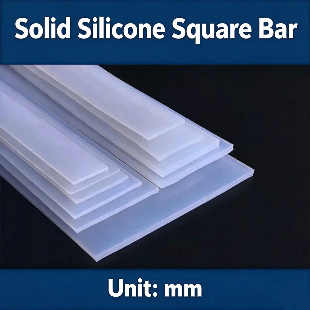 1.5-100mm Width Silicone Rubber Sealing Strip Thickness 1-8.5mm Heat-Resistant Shock-Absorbing And Anti-Collision Buffer Strip