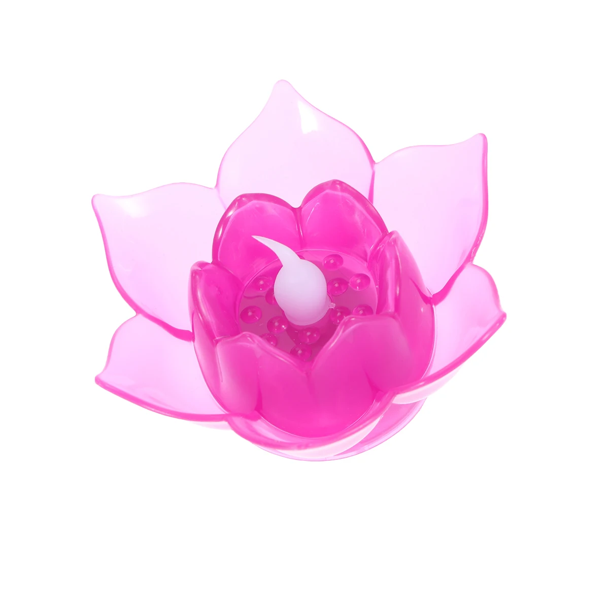 

1 pc Lotus LED Electronic Floating Realistic Flameless Wax Simulated Water Decoration