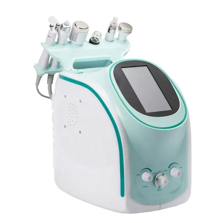 6 in 1 H2O2 facial cleaning ski rejuvenation ski analyzer micro hydro dermabrasion machine