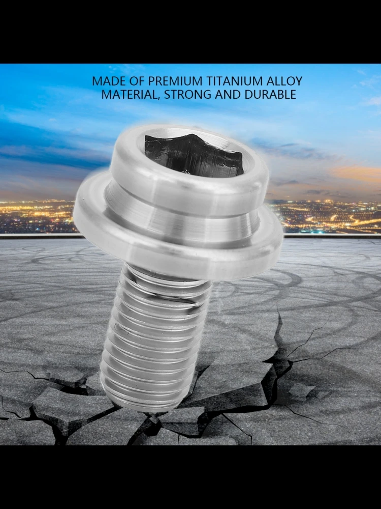 AliExpress NONE Crank Bolt Crank Bolt Extractor M8*15mm Mountain Road Bike Crank Bolt Bottom Bracket BB Axle Screws Kit with Dust Cap & Washer