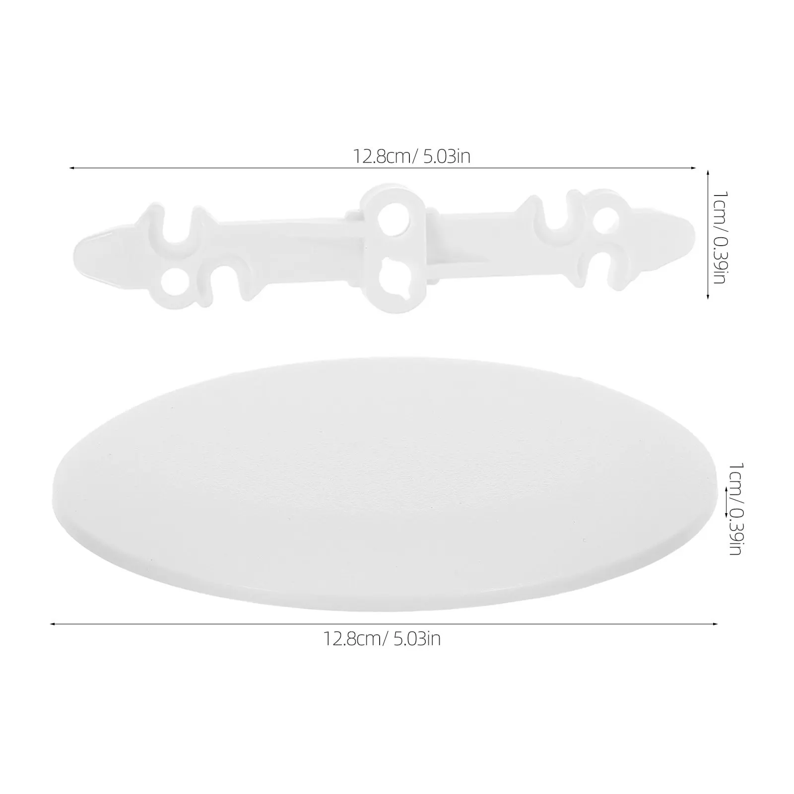2Pcs Ceiling Box Cover Plate White Round Blank Electrical Junction Box Covers Ceiling Hole Cover Plate Compatible 3.5