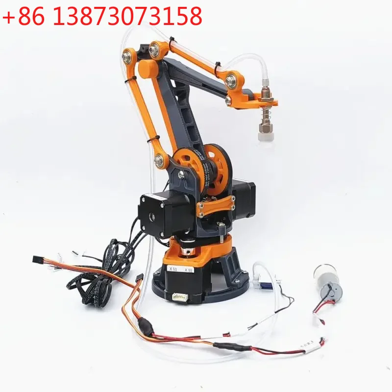 4-Axis Stepper Robot Arm High Precision 3D Printing Arm For Arduino CNC Driver Robot DIY Kit with Suction Cup Programmable Robot