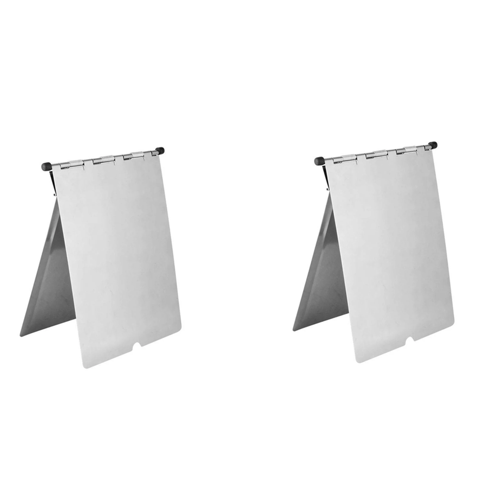 Stylish-2X Metal Clipboard A4 Stainless Steel Patient Record Folders Clip Board Folder For Office School Teach Nurse