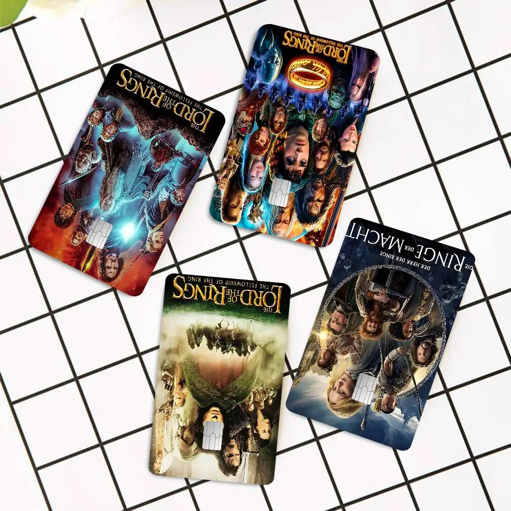 Movie The L-Lord Of The R-Rings Game Anime Sticker Film Skin Cover Case for Small Large No Chip Debit Credit Card Front Side