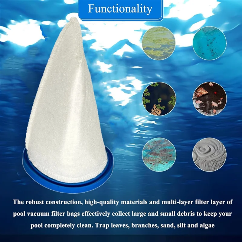 A85I-Sand- und Silt-Filterbeutel ersetzt Pool-Handstaubsauger P30X022SS / PBW022SS/P30X022XF/PBW022XF Poolfilter