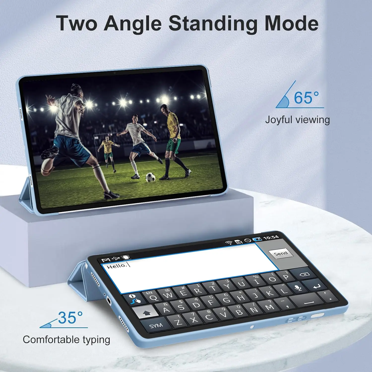 Miękkie etui na tablet Lenovo Tab 10.1" (2025) TB311FU / TB311XU, lekkie, składane z funkcją automatycznego usypiania/wybudzania dla Lenovo Tab — zdjęcie produktu 3
