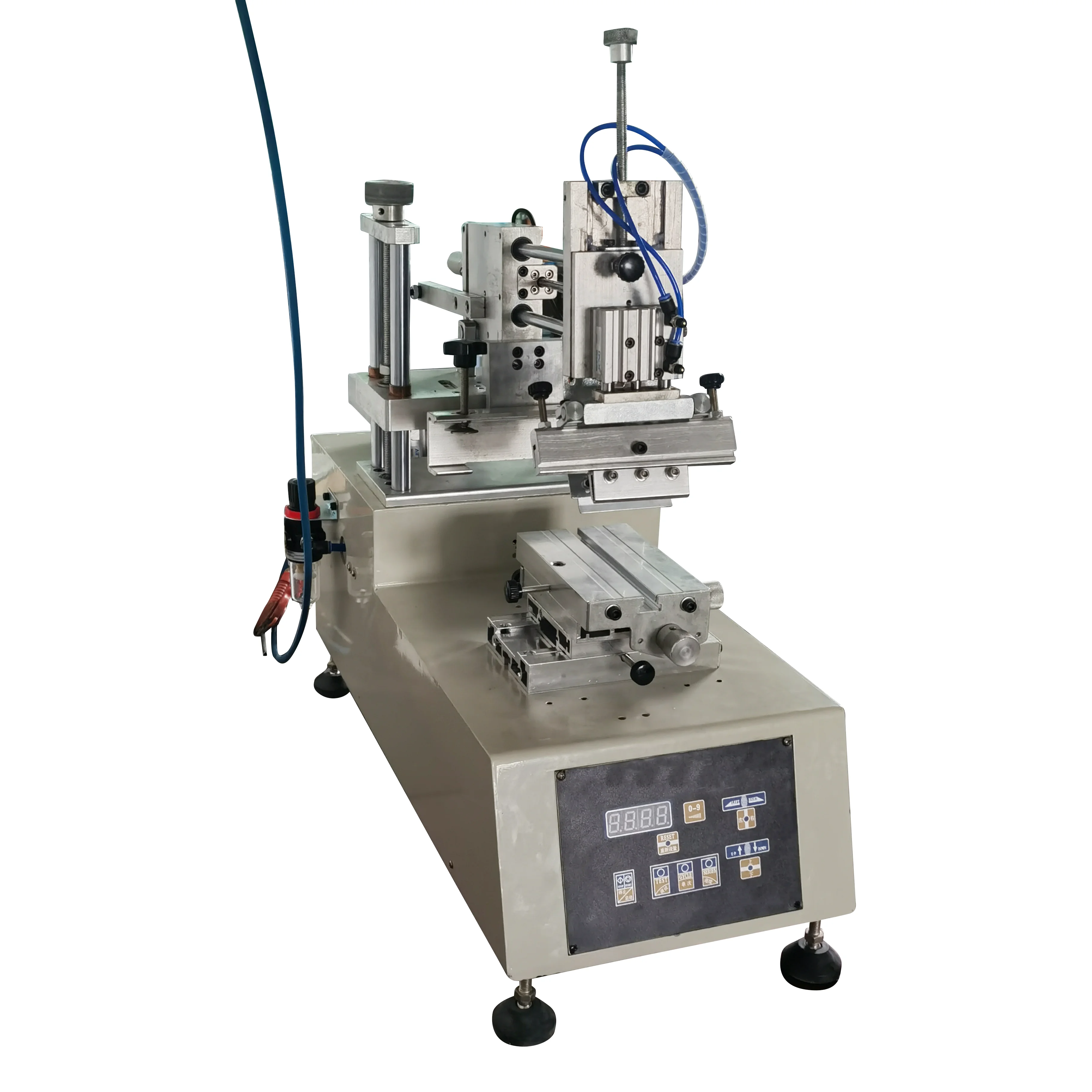 15*20cm Automatic Small Table Top Flat Silk Screen Printing Machine For PVC Sheet Paper