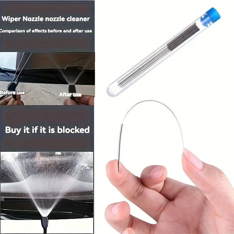 

3D Printer Nozzle Cleaning Kit 0.2/0.25/0.3/0.35/0.4mm Stainless Steel Nozzle Cleaning Needles 3D Printer Nozzle Cleaner