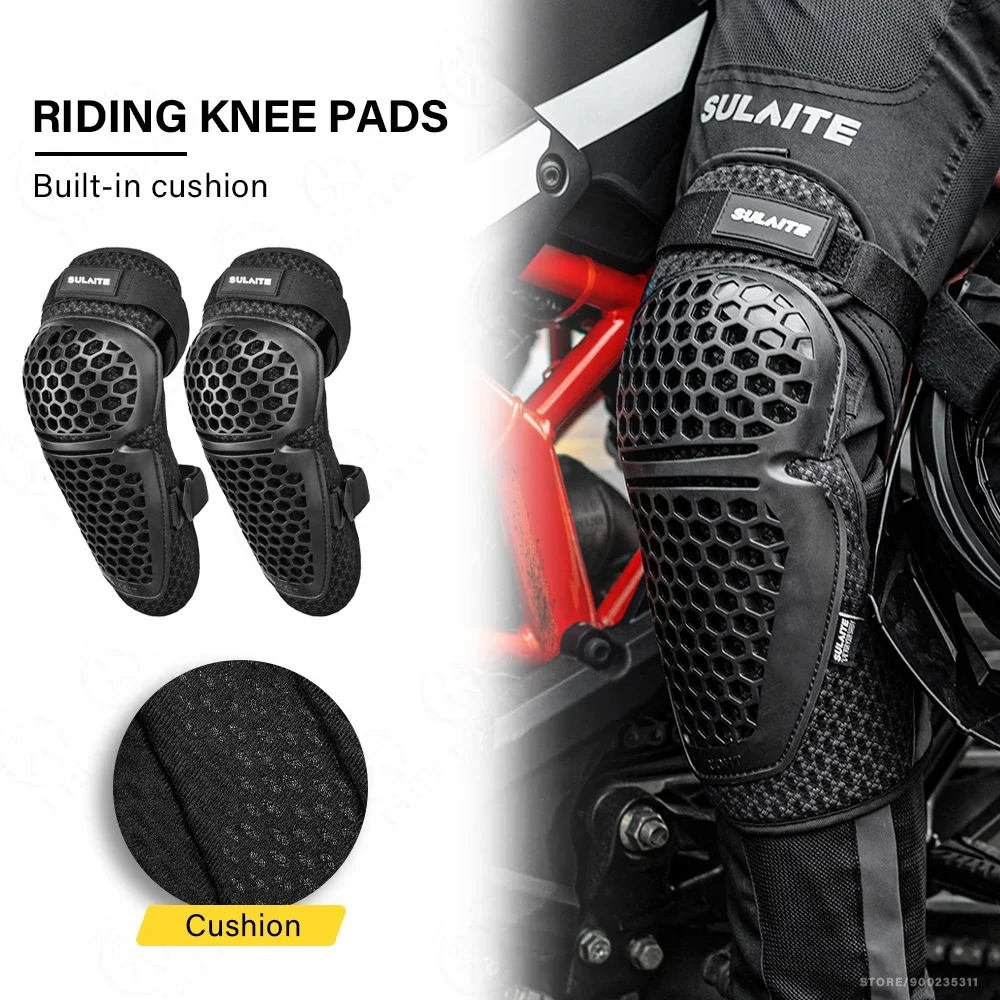 Motorcycle Elbows&Knee Pads Motocross Knee Brace Mesh Moto Elbow Protector Sports Kneepads Skiing Protections Downhill Knee Pads