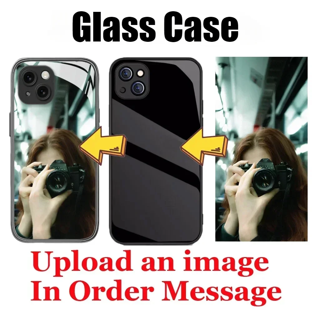 DIY fotobeschermhoes voor iPhone 18 Pro, 17 Pro Max, Air, 16 Plus, 15 Pro, 14, 13, 12 – gepersonaliseerde siliconen of glazen hoes met eigen foto