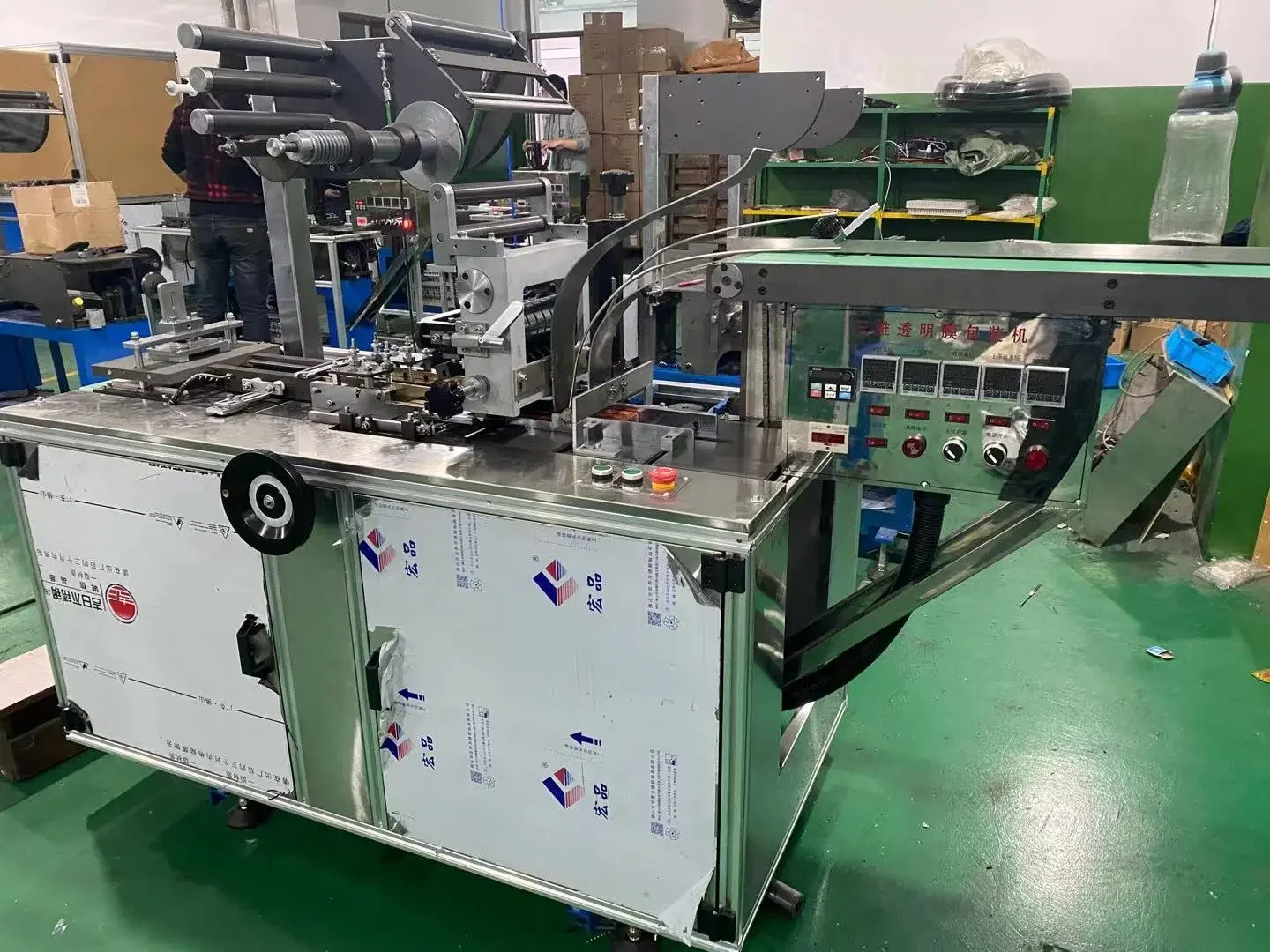 Confezionatrice per imballaggio/imballaggio completamente automatica macchina per Cellophane con alimenti e scatola per alimenti