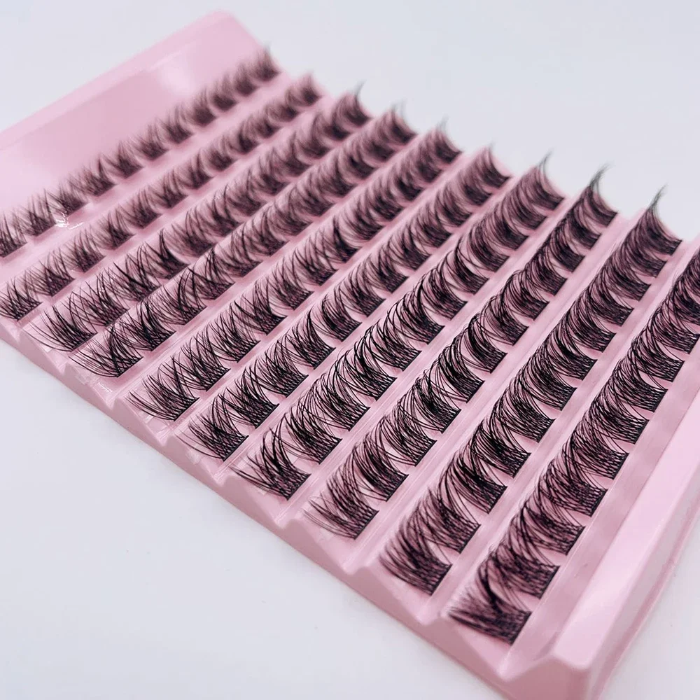 DIY Cluster Wimpern verlängerung segmentierte Wimpern 120 Volumen natürliche Cluster segmentierte Wimpern Bündel Wimpern