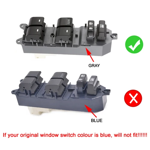 Imagen 2 del producto Interruptor de Control de elevador de ventana de coche, potencia principal eléctrica para Toyota RAV4/Camry/Corolla/Yaris/Highlander/Vios 2006-2013