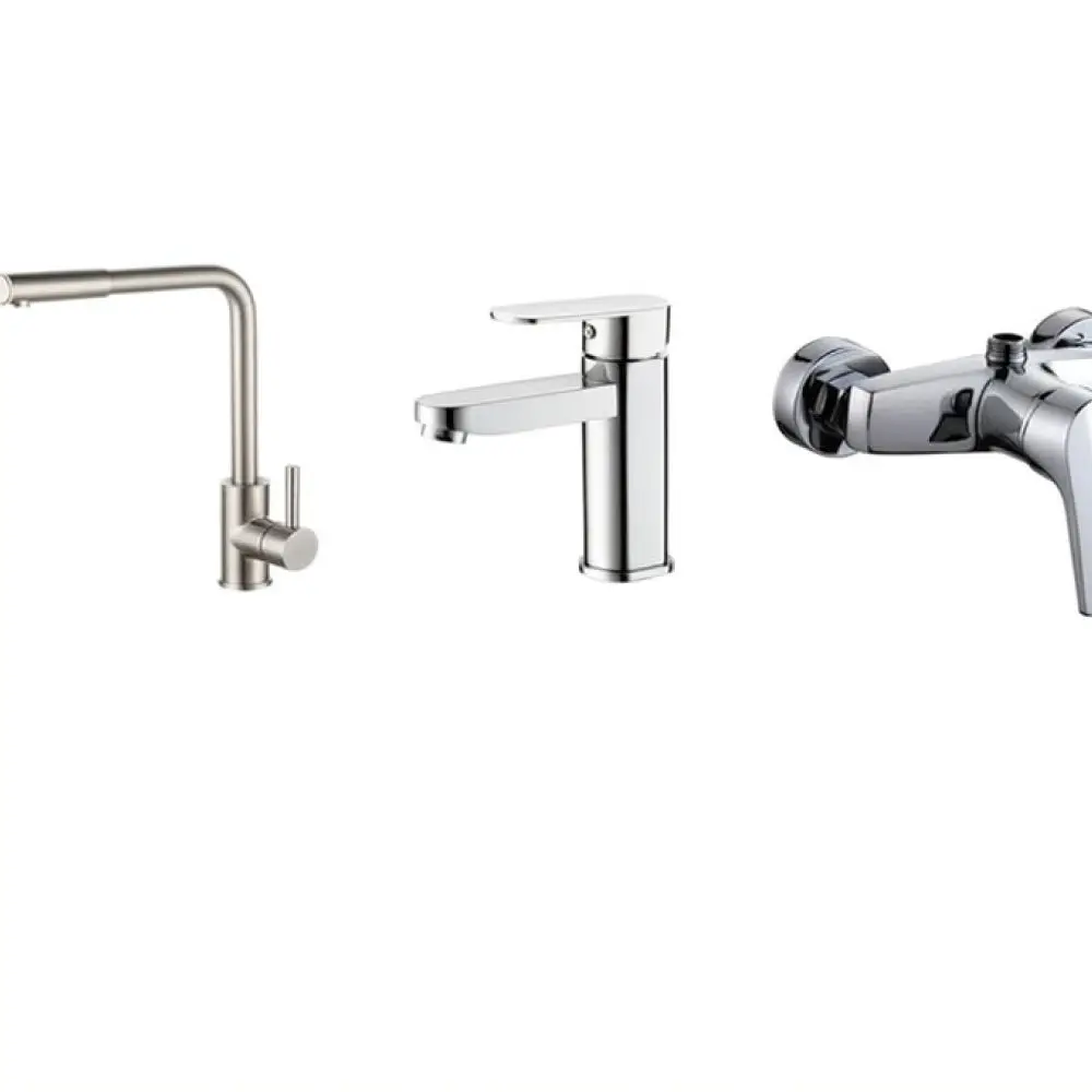 Replacement Black Faucet Handle Mixer Tap Lever For Bathroom Sink Kitchen Shower Repair Part Ergonomic Modern Steel Part