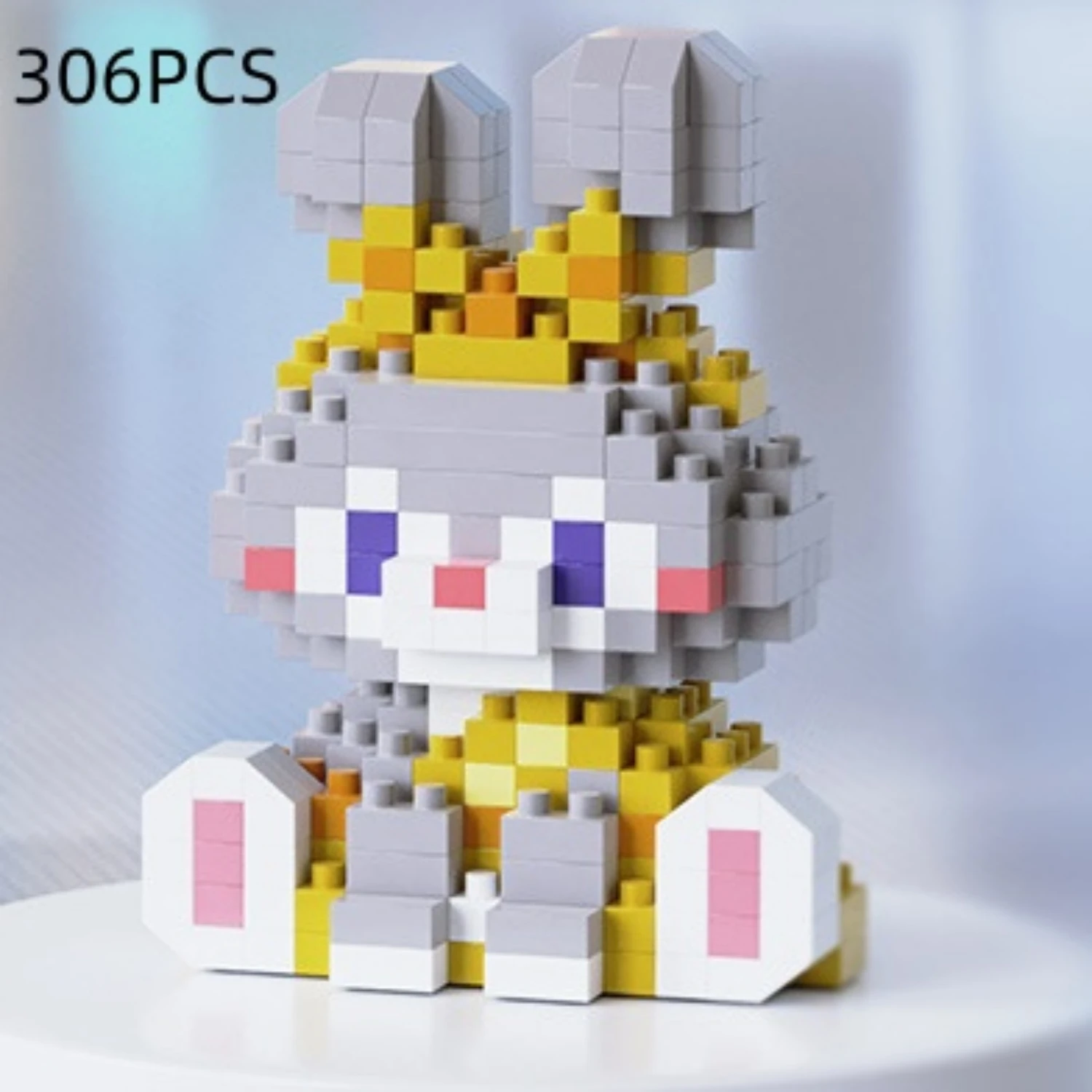 6 cm hoge deeltjesbouwstenen assemblage speelgoed mini desktop ornamenten kamerdecoratie Halloween Kerstmis anime cartoon kawaii