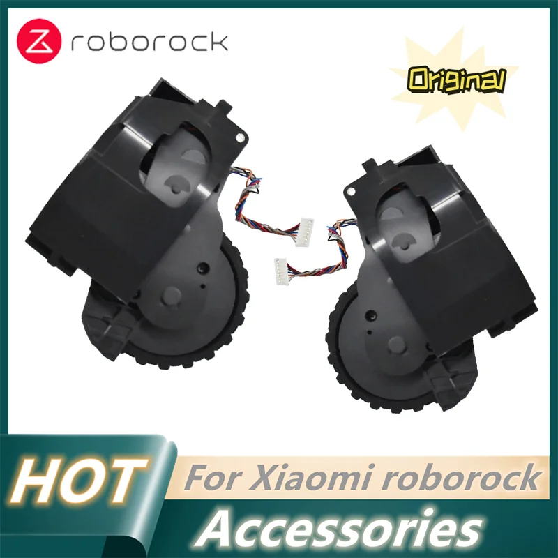 Roborock-Viagem Roda Direita e Esquerda Roda Módulo Peças de Reposição, varrendo Acessórios Robô, S6, S60, S61, S65, Original