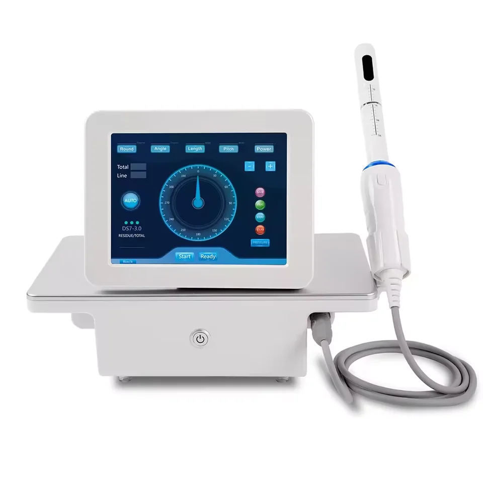 Professional hifu portable machine with 3.0 mm and 4.5 mm wands for vaginal stretching, vaginal rejuvenation, use ina beauty sal