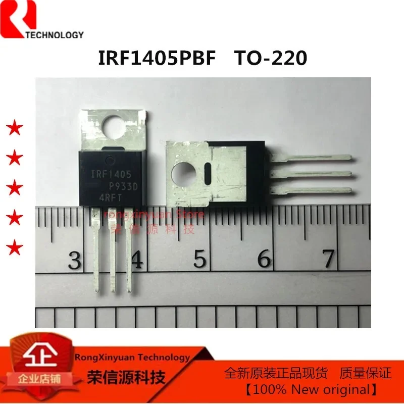 IRF1405PBF IRF1405 TO-220 55V/169A HEXFET ®   Potencia MOSFET-N 100% nuevo original
