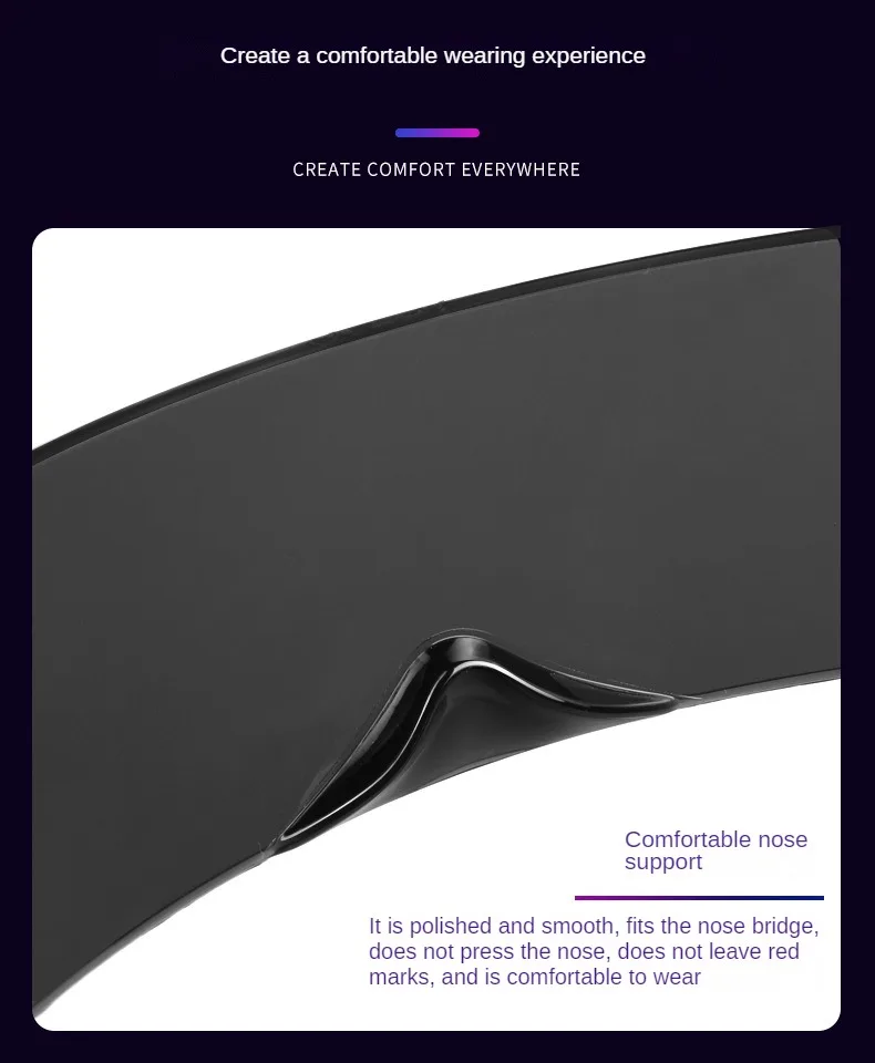 Futuristische Spiegelvisier-Sonnenbrille für Männer und Frauen Cyberpunk Shades Y2K Punk Rave Party Bühnen-Cosplay Spiegelgläser ﻿ – Detail 5