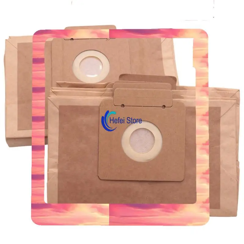 Livraison en 24 heures 50 pièces/lot sacs d'aspirateur sac en papier sac filtrant pour k-archer T12/1 pièces d'aspirateur