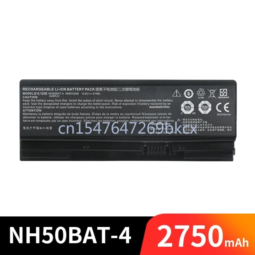 High-quality batteries for hasee ares z7-ct5na g8-ct7na g7-ct7na nh50bat-4 notebook battery