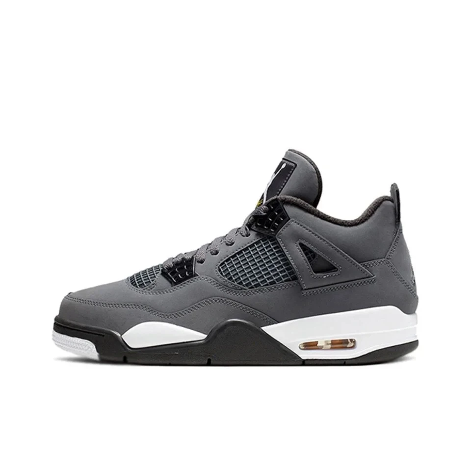 

Original Air Jordan 4 Retro Anti-Slip Wear-resistant Retro Basketball Shoes Black and Red Men's Shoes 308497-007