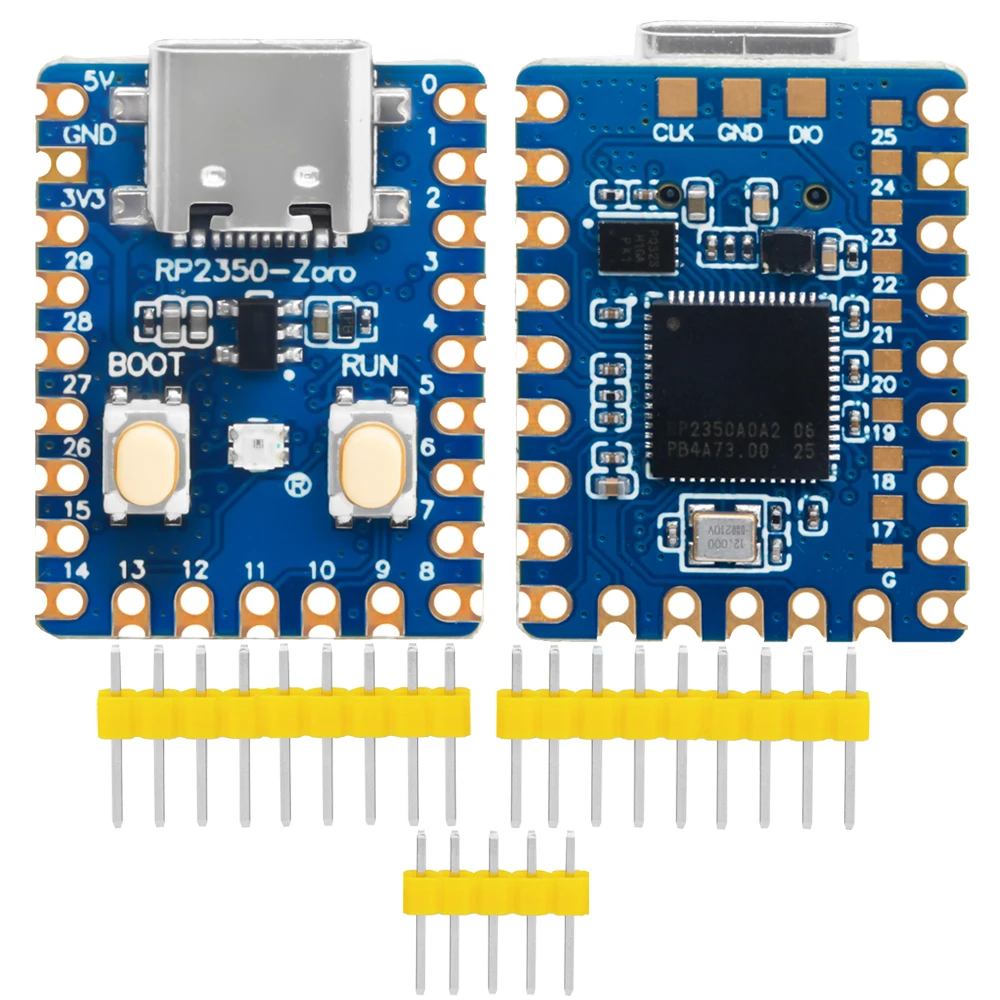 1/2 szt./3 szt. RP2350-Zero Mini – płytka programistyczna RP2350 oparta na Raspberry Pi RP2350A, dwurdzeniowa, z wbudowaną pamięcią 520 KB i 4 MB pamięci flash, z portem Type-C. — zdjęcie produktu 7